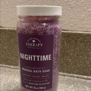 🥳 Epsom Salt Nighttime Bath Soak Village Naturals Therapy Collection
